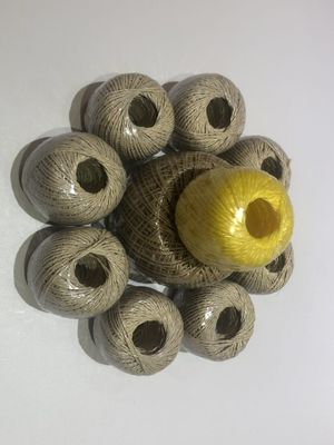 Twist Caco3 Polypropylene Twine For Cable Filler 7-40kg / Roll With Spool