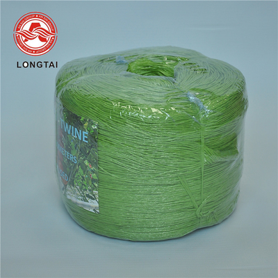 Free Sample Tomato Polypropylene Tying Twine , Plastic Twine Rope 9000 Denier