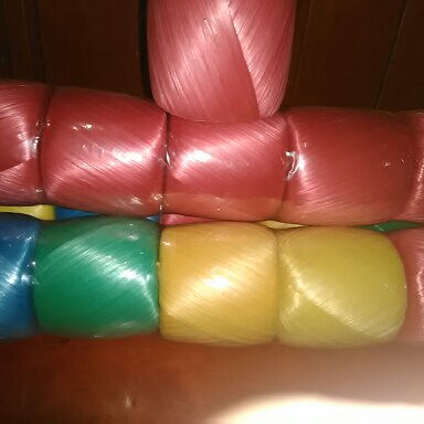 رشته رفیع رنگارنگ برای بسته بندی تخم مرغ یمن فروش داغ پی پی رفیع